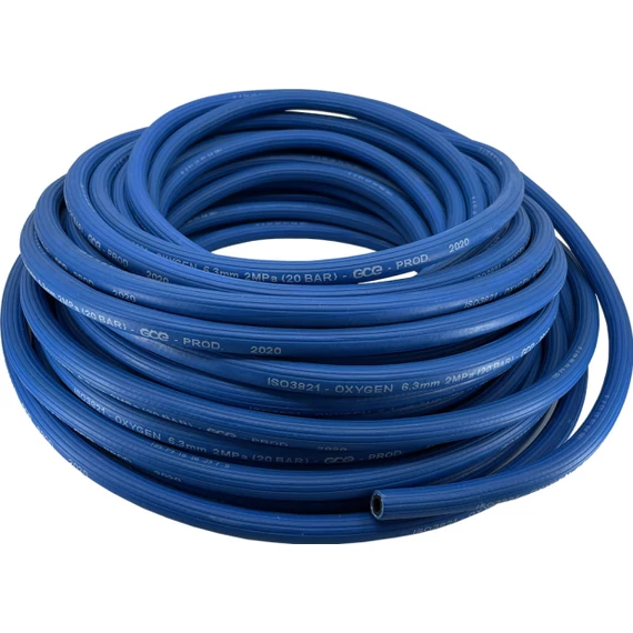 GCE oxigén tömlő hegesztéshez, 6.3x3.5mm
