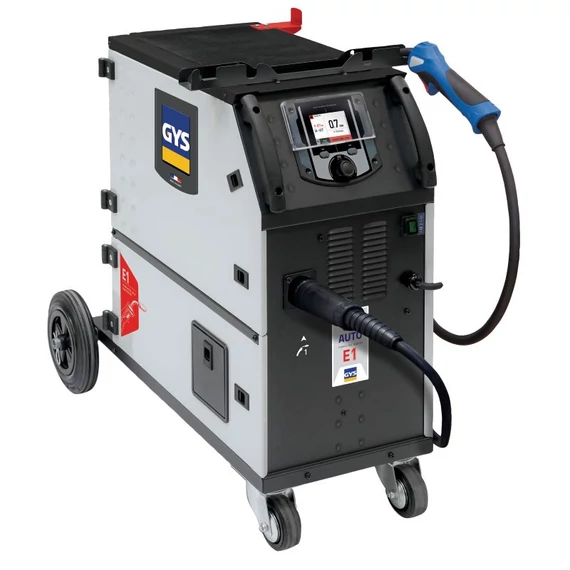 GYS E1 Auto hegesztő inverter tartozékokkal, 230V, 200A