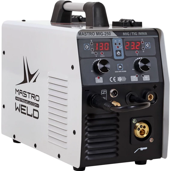 Mastroweld Mastro MIG-250 multifunkciós inverter, 10,67kVA, 1.6-5.0mm