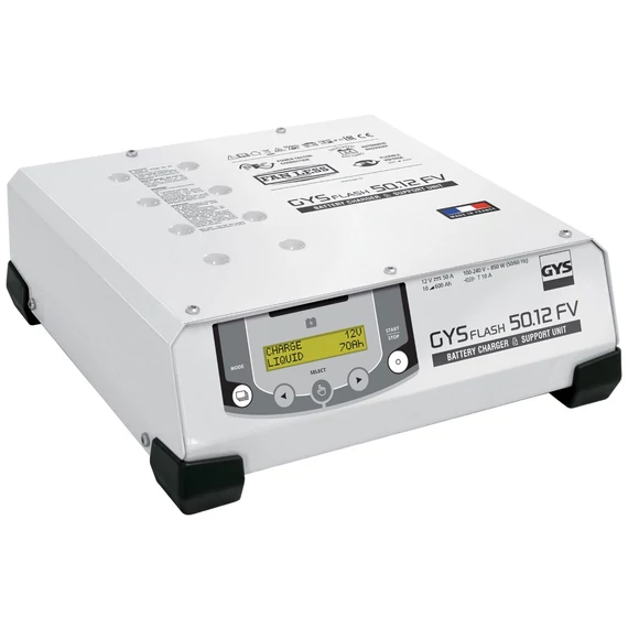Mastroweld GYSFLASH 50.12 HF-FV akkumulátortöltő, 12V, 600Ah