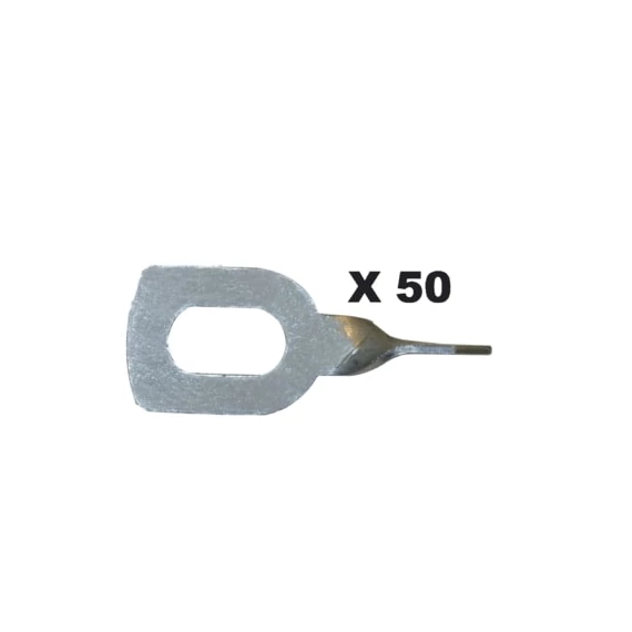 Mastroweld kihúzató alátét, ovális, csavart, 50db