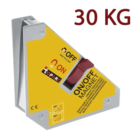 Mastroweld mágneses szögbeállító, demagnetizálható,  D36.90, 30kg