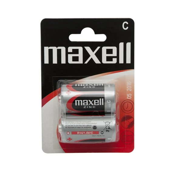 Maxell cink baby elem, C, 1.5V, 2db/bliszter