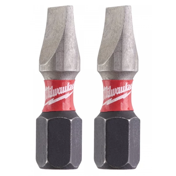Milwaukee Shockwave bithegy,  SL1.2x6.5x25mm, 2db