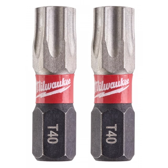 Milwaukee Shockwave bithegy, furatos, TX BO40x25mm, 2db
