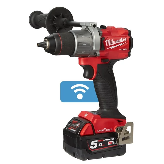 Milwaukee M18 ONEPD2-502X akkus ütvefúró-csavarozó 2x5.0Ah akkuval és töltővel