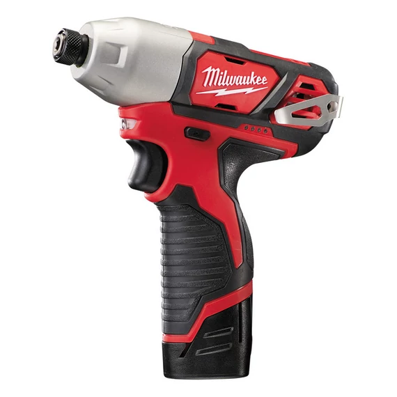 Milwaukee M12 BID-202C akkus ütvecsavarozó 1/4&quot;, 2 x 2.0Ah akkuval és töltővel