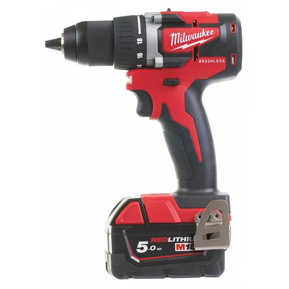 Milwaukee M18 CBLPD-502C akkus ütvefúró-csavarozó 2x5.0Ah akkuval és töltővel