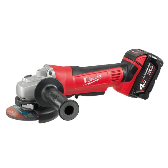 Milwaukee HD18 AG 125-402C akku sarokcsiszoló 2x4.0Ah akkuval