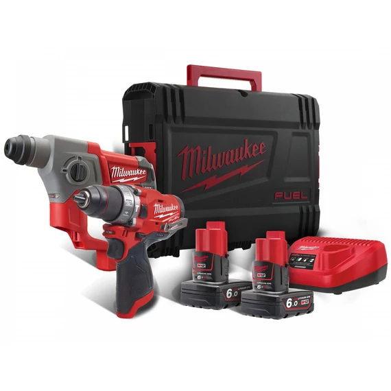 Milwaukee M12FPP2B-602X akkus gépszett 2x6.0Ah akkuval és töltővel