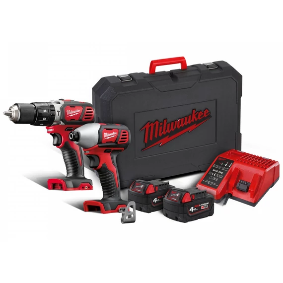 Milwaukee M18 BPP2C-402C akkus gépszett 2x4.0Ah akkuval és töltővel