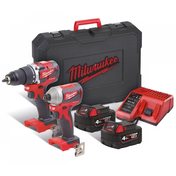 Milwaukee M18 CBLPP2B-402C akkus gépszett 2x4.0Ah akkuval és töltővel