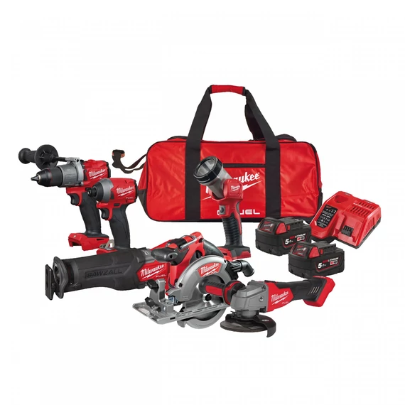Milwaukee M18FPP6K2-502B M18 akkus gépszett 2x5.0Ah akkuval és töltővel