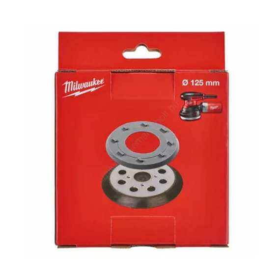 Milwaukee Excenter talp, gumigyűrűvel 125mm