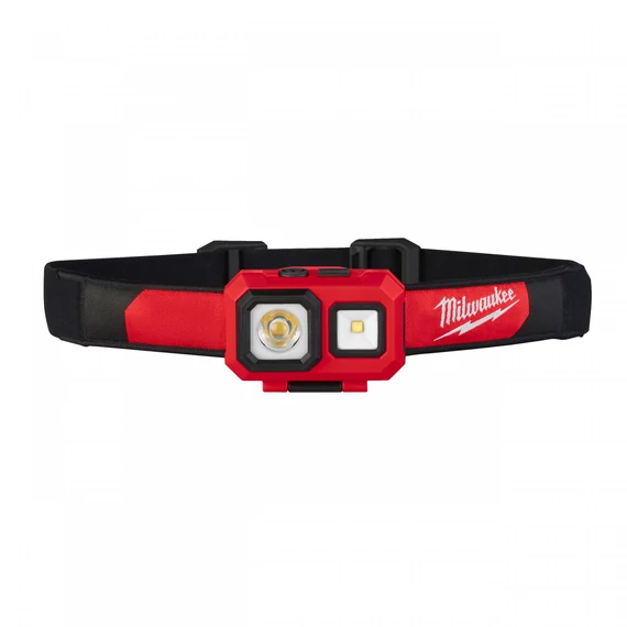 Milwaukee HL-SF elemes spot és szórt fényű fejlámpa, 3xAAA, 450 lumen
