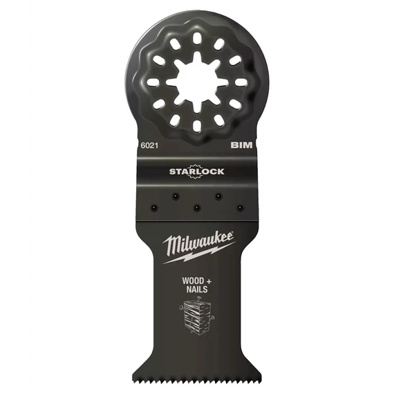 Milwaukee Starlock merülő fűrészlap, szeges fa, 35x42mm, 10db