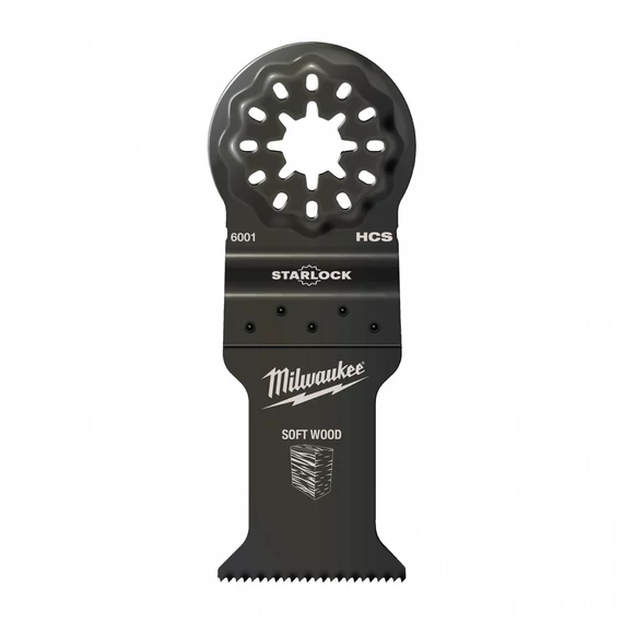 Milwaukee Starlock merülő fűrészlap, puhafa, 35x42mm, 10db