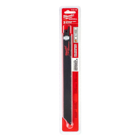 Milwaukee orrfűrészlap, TC, durva szemcsés, 230mm, 3db