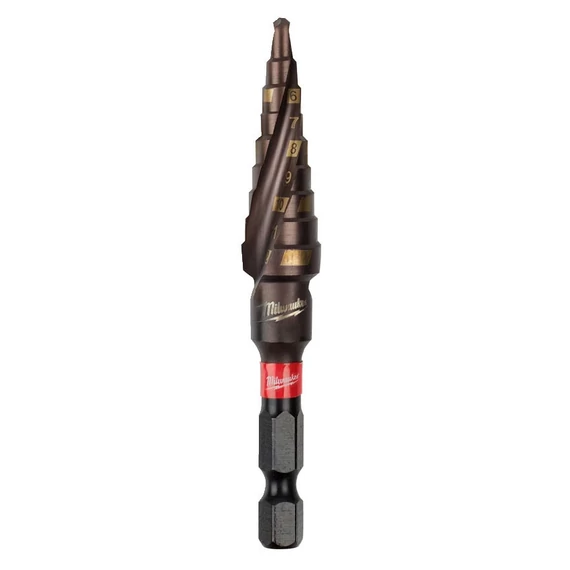 Milwaukee Shockwave Impact  Duty lépcsős fúrószár, 1&quot;, 4-12mm