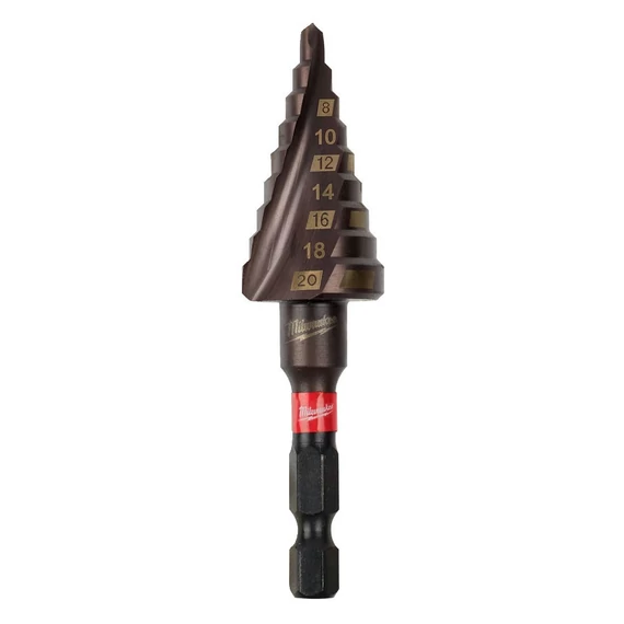 Milwaukee Shockwave Impact  Duty lépcsős fúrószár, 4-20mm