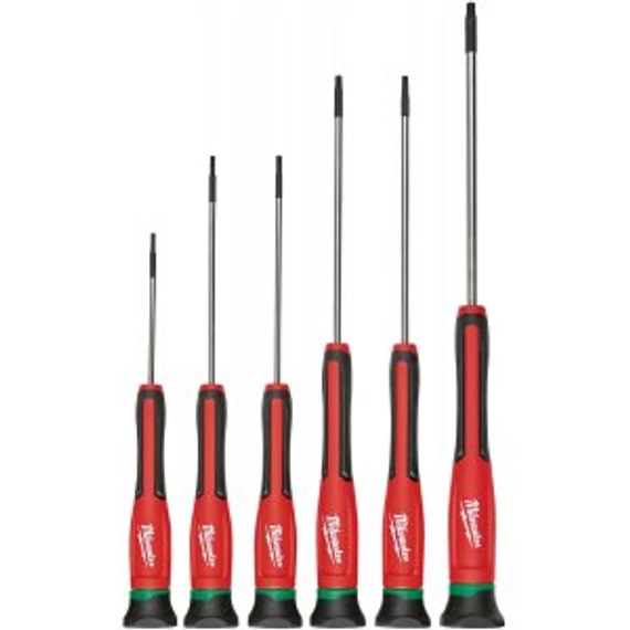 Milwaukee precíziós csavarhúzó készlet, Torx, 6 darabos