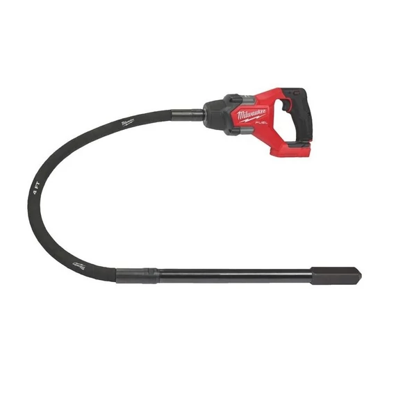 Milwaukee M18 FCVN12-0 akkus tűvibrátor 1.2m, 18V (akku és töltő nélkül)