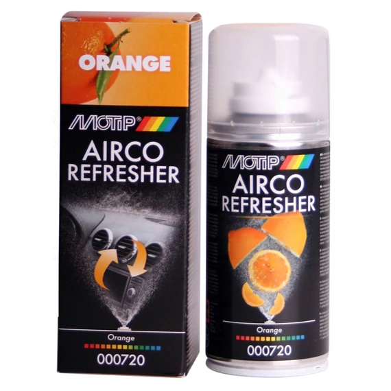 Motip légkondícionáló tisztító és frissítő, narancs, 150ml