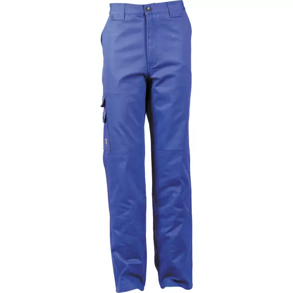 Antisztatikus és lángálló munkavédelmi derekas nadrág, kék, 50