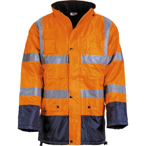 Apollo láthatósági téli kabát, vízálló, narancssárga, 2XL