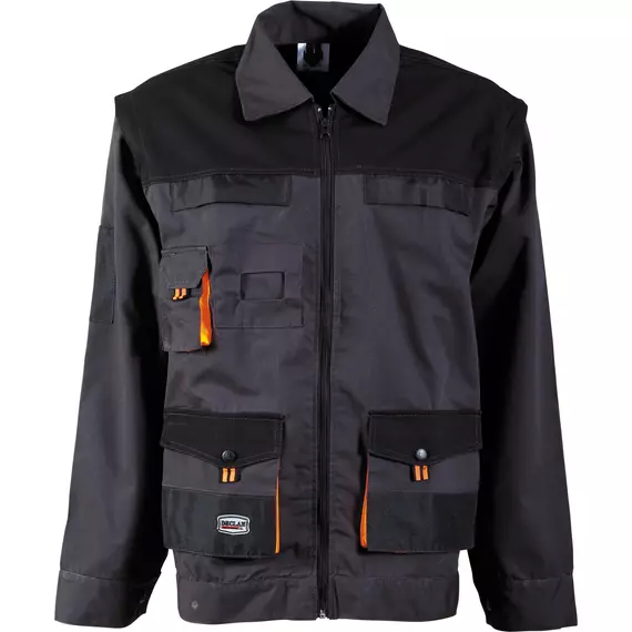 Declan Master munkavédelmi kabát, sötétszürke, 58