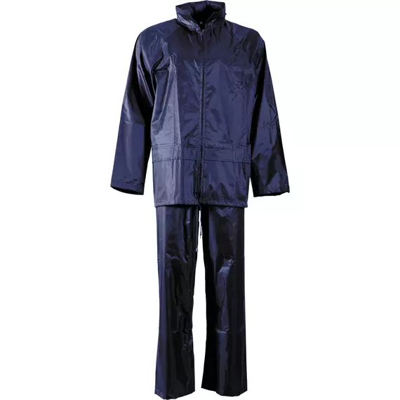 Munkavédelmi esőöltöny, sav- és lúgálló, sötétkék, XL