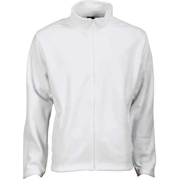Élelmiszeripari polár kardigán, fehér, 2XL
