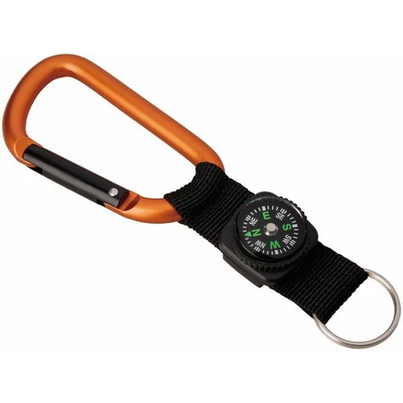 Munkees kulcstartó karabiner iránytű, 8mm