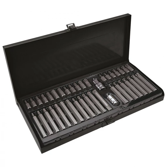 Neo Tools bit készlet tartóban, 1/2"-3/8", 40 részes 