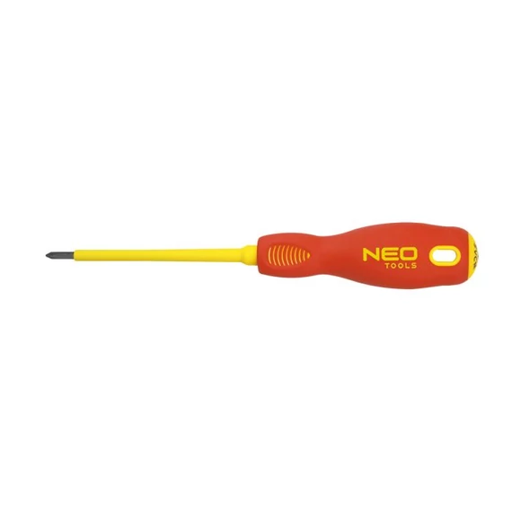 Neo Tools csavarhúzó, szigetelt, kereszt, 1000V, PH2x100mm