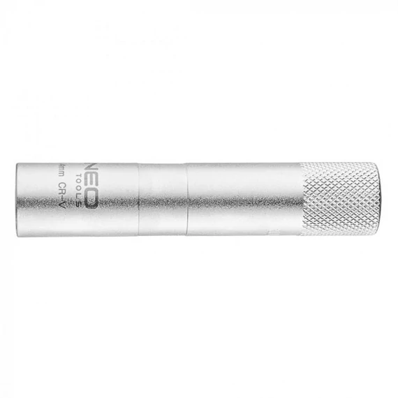 Neo Tools gyertyakulcs, 3/8&quot;, 14x90mm