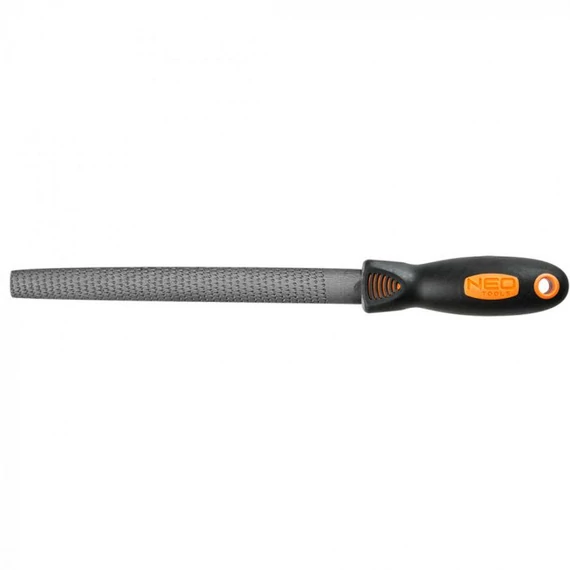 Neo Tools faráspoly gumírozott nyéllel, félkerek, 200mm