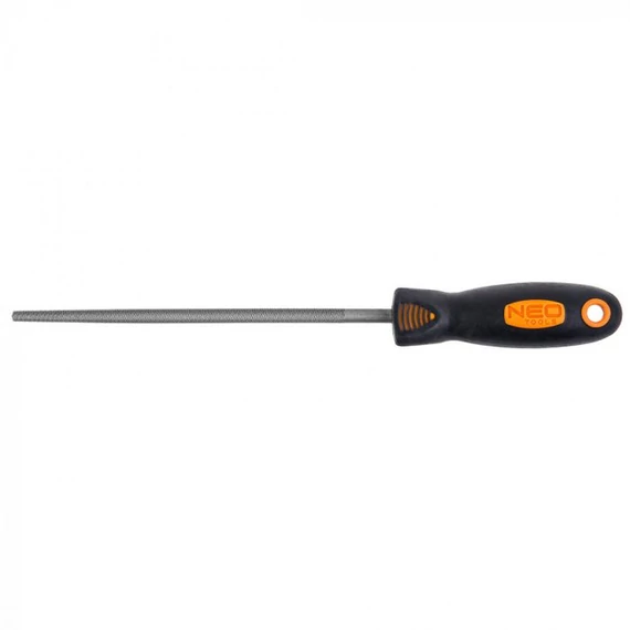 Neo Tools reszelő, kerek, gumírozott nyél, 2x200mm