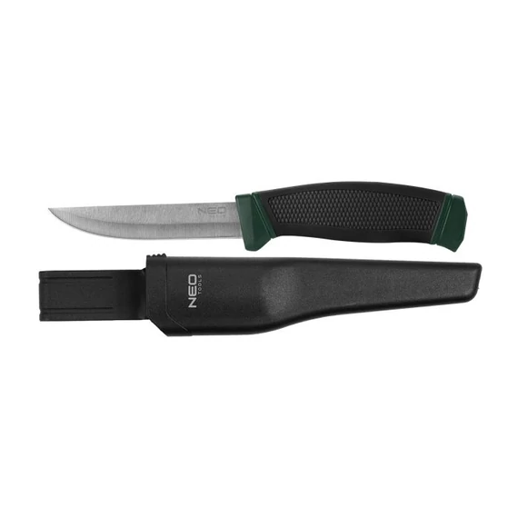 Neo Tools univerzális kés tokkal, rozsdamentes acél, 9.5cm