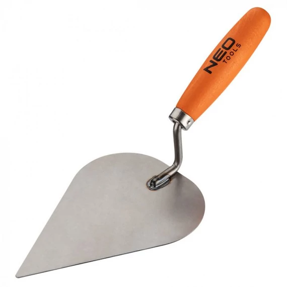 Neo Tools kőműves kanál, szív alakú, fa nyelű, 190mm