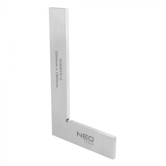 Neo Tools precíziós derékszög, lapos, 250x160mm