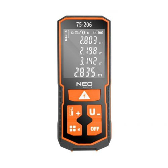 Neo Tools lézeres távolságmérő, IP54, 100m