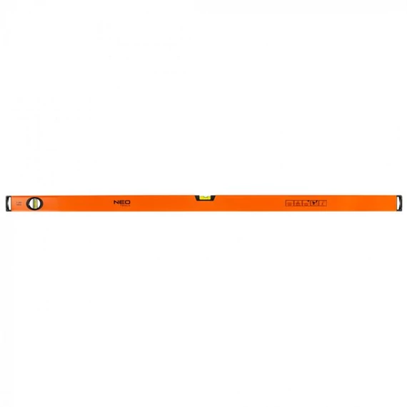 Neo Tools vízmérték, alu, 2 libella, ütéscsillapító, 150cm