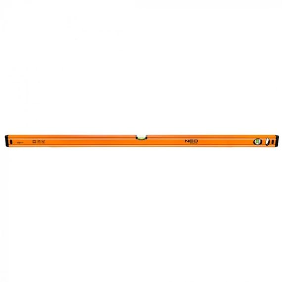 Neo Tools vízmérték, alu, 2 libella, 200cm