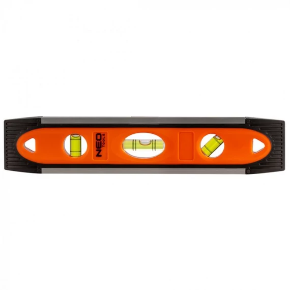 Neo Tools Torpedo vízmérték, 3 libella, 230mm