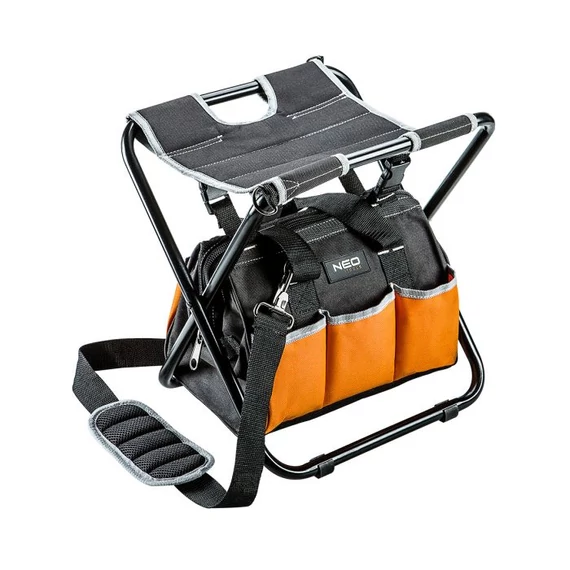 Neo Tools szerelőszék zsebekkel, 338x300x335mm