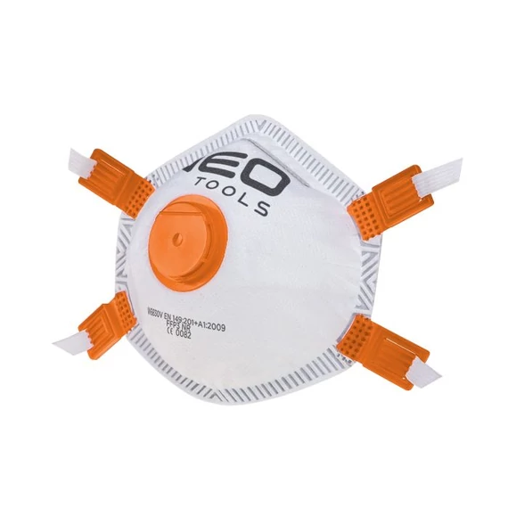 Neo Tools pormaszk szeleppel, FFP3, 3db