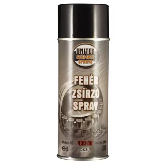 United Sprays Fehér zsírzó spray 400ml