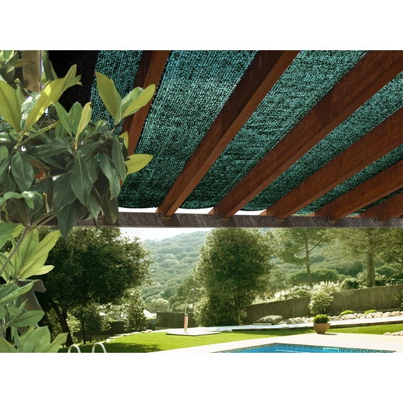 Nortene Sun-Net szőtt árnyékoló háló, 70%, zöld, 4x5m