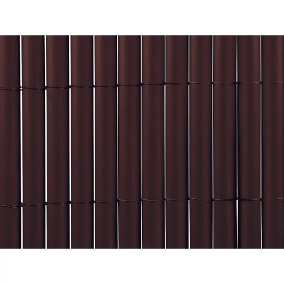 Nortene Plasticane Oval ovális profilú műanyag nád, PVC, barna, 13mm, 1.5x3m